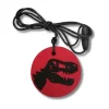 JellyStone Designs, Sensory Chew Necklace, Medium - Red Dino
