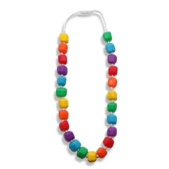 JellyStone Designs, Sensory Chewing Necklace, Medium - Rainbow