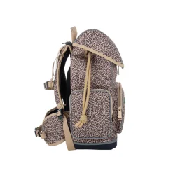 Jeune Premier Ergonomic Backpack, Leopard Cherry - For Ages 6-10