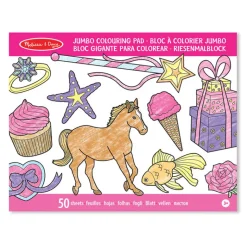 Jumbo Coloring Book with Animals and Princesses