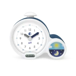 Kid'sleep Alarm Clock with Day and Night Indicator, Digital Display – Blue