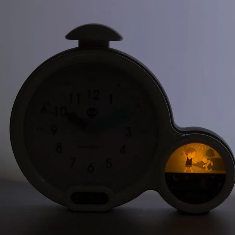 Kid'sleep Alarm Clock with Day and Night Indicator, Digital Display – Blue