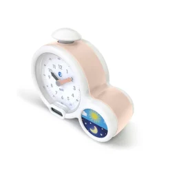 Kid'Sleep Alarm Clock with Night and Day Indication, Digital Clock - Pink