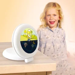 Kid'Sleep Travel Alarm Clock with Night and Day Indicator, Globetrotter