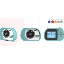 Kidycam Kids Camera, 32 GB, Waterproof – Cyan