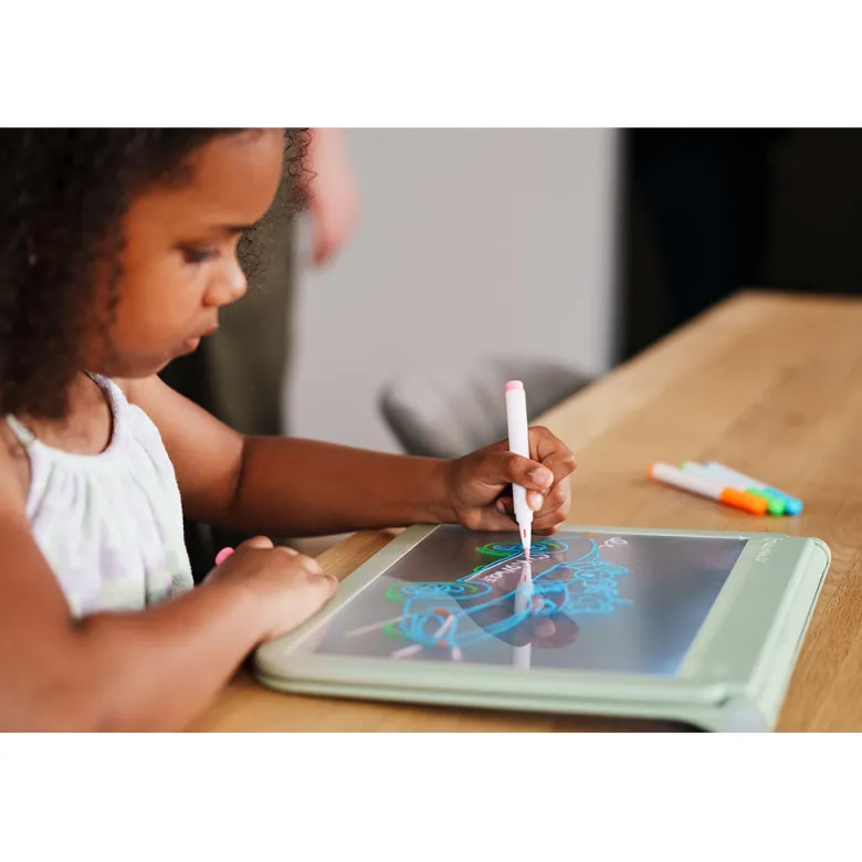 KidyDraw Drawing Board with Light, Classic Edition