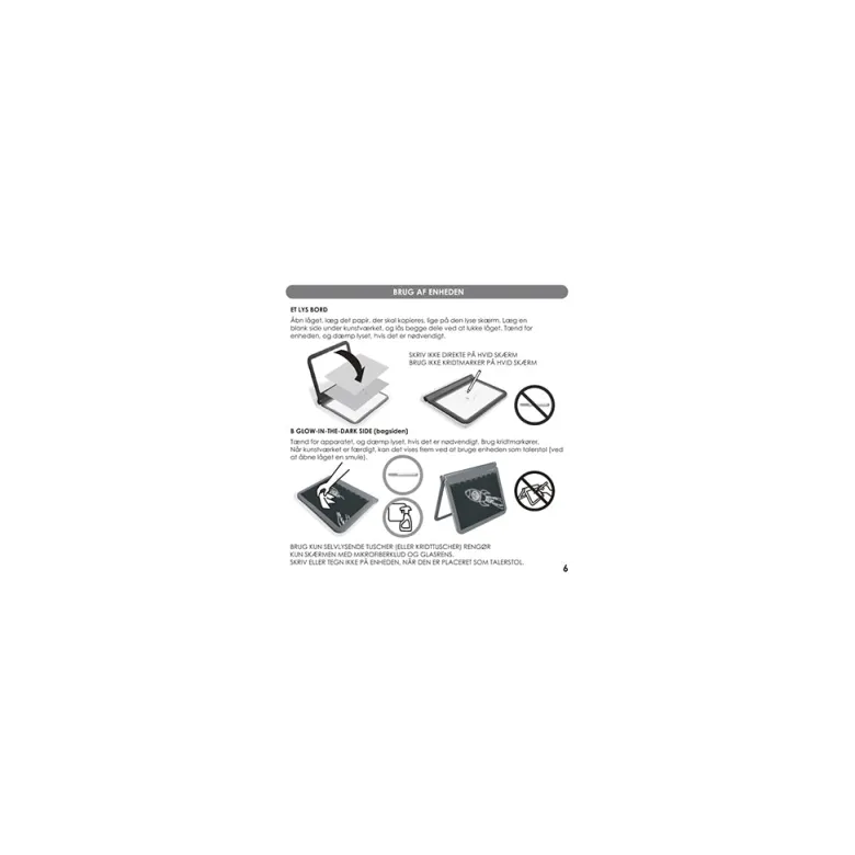 KidyDraw Drawing Board with Light, Classic Edition