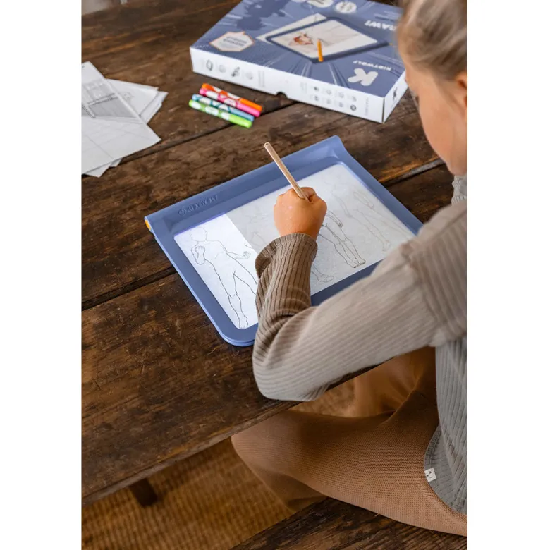 KidyDraw Drawing Tablet with Light, Manga