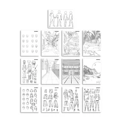 KidyDraw Drawing Tablet with Light, Manga