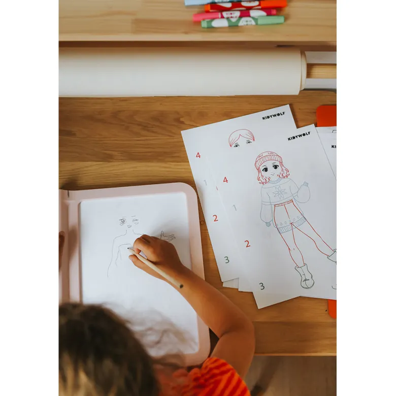 Kidydraw Pro, Light-Up Drawing Board, Fashion