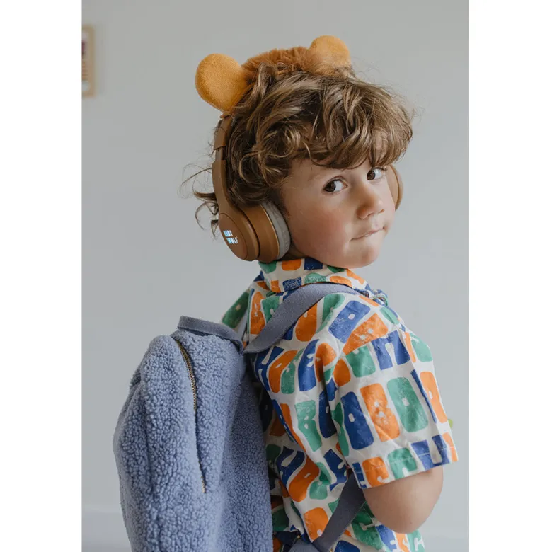 Kidyears – Bluetooth Headphones with Magnetic Animal Ears – Lion