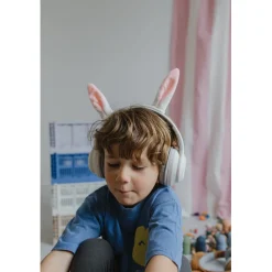 Kidyears Bluetooth Headphones with Magnetic Animal Ears - Rabbit