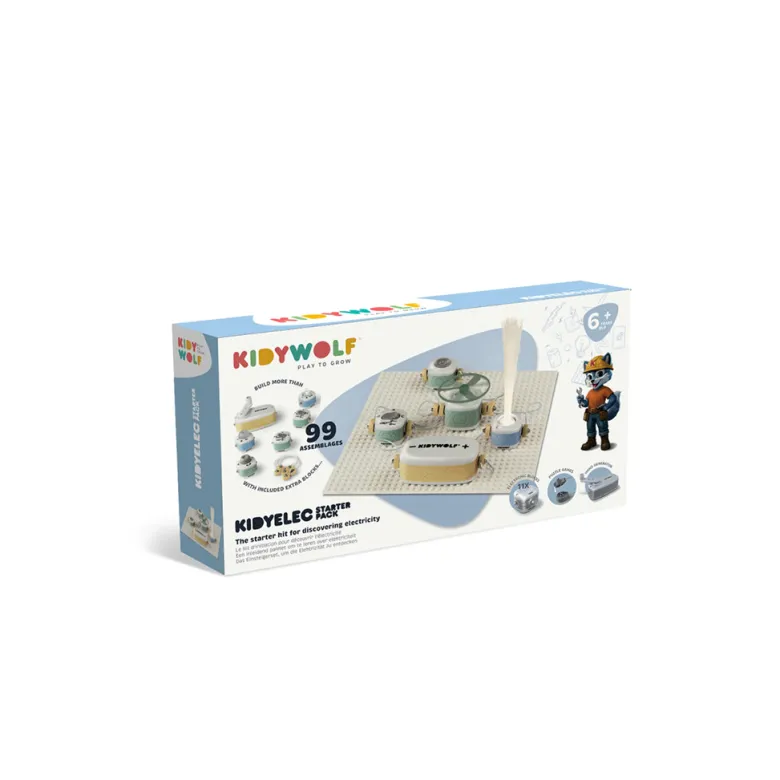 Kidyelec-Starter – Experiment Set on Electricity and Power – 11 Pieces