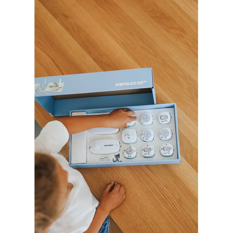 Kidyelec-Starter – Experiment Set on Electricity and Power – 11 Pieces