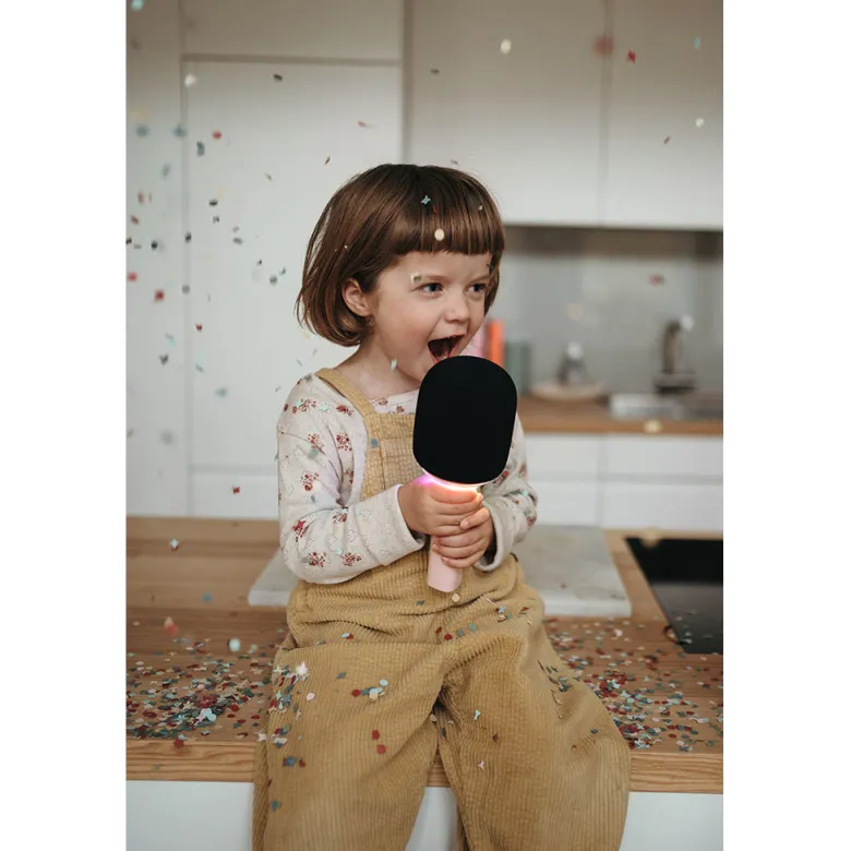 Kidymic All-in-One Microphone for Karaoke and Musical Experiences, Pink