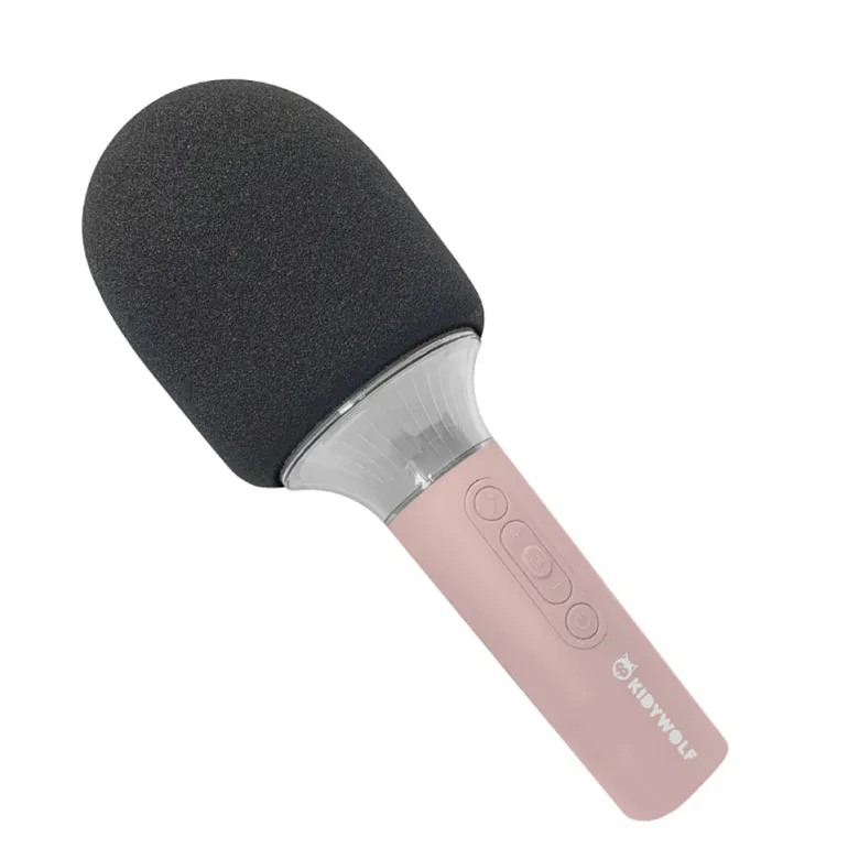Kidymic All-in-One Microphone for Karaoke and Musical Experiences, Pink