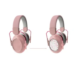Kidynoise, Noise-Cancelling Hearing Protection for Children, Foldable – Pink