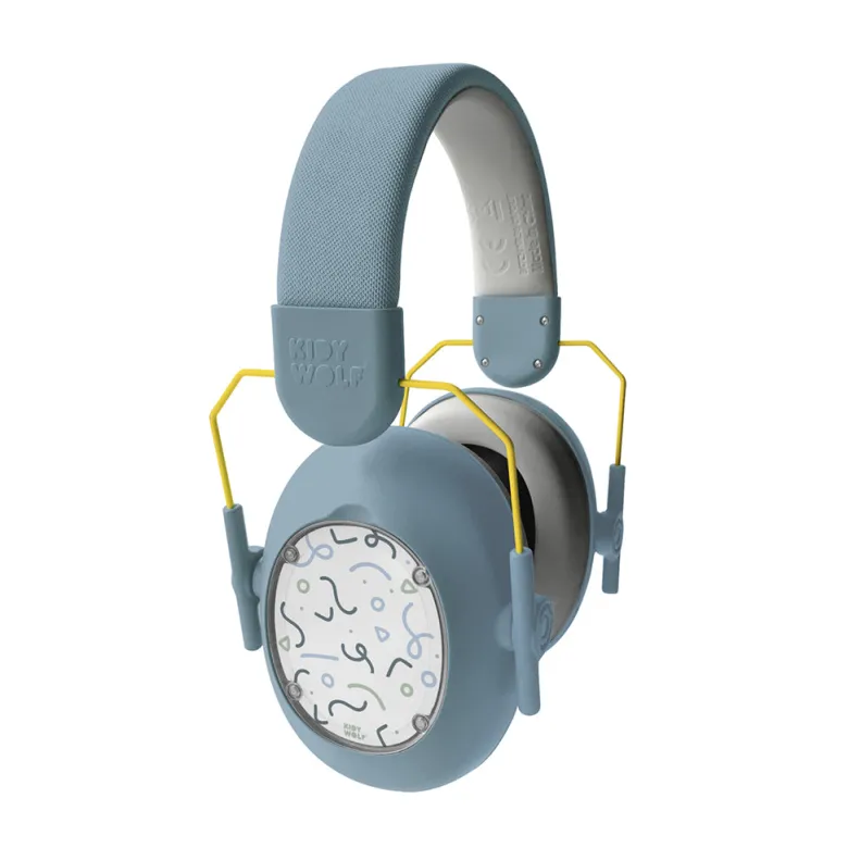 Kidynoise, Noise-Reducing Earmuffs for Kids, Foldable - Blue