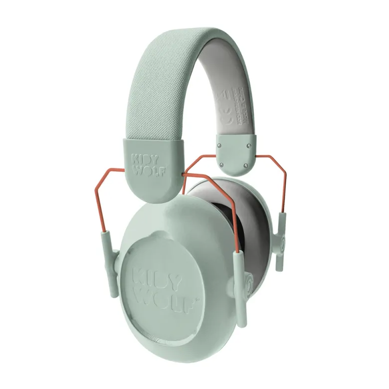 Kidynoise, Noise-Reducing Earmuffs for Children, Foldable - Green