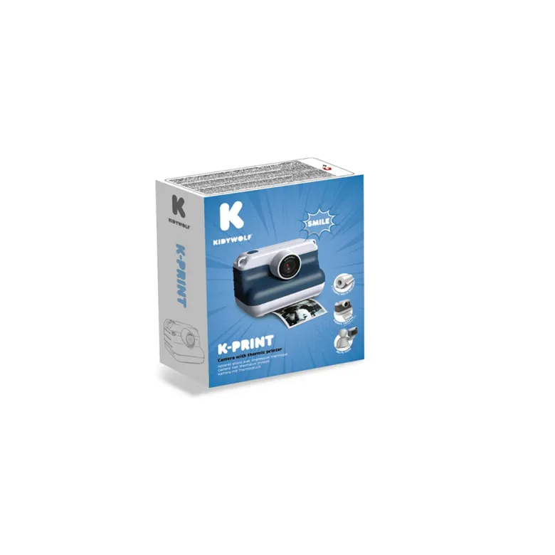 Kidywolf Instant Print Camera for Kids, Blue
