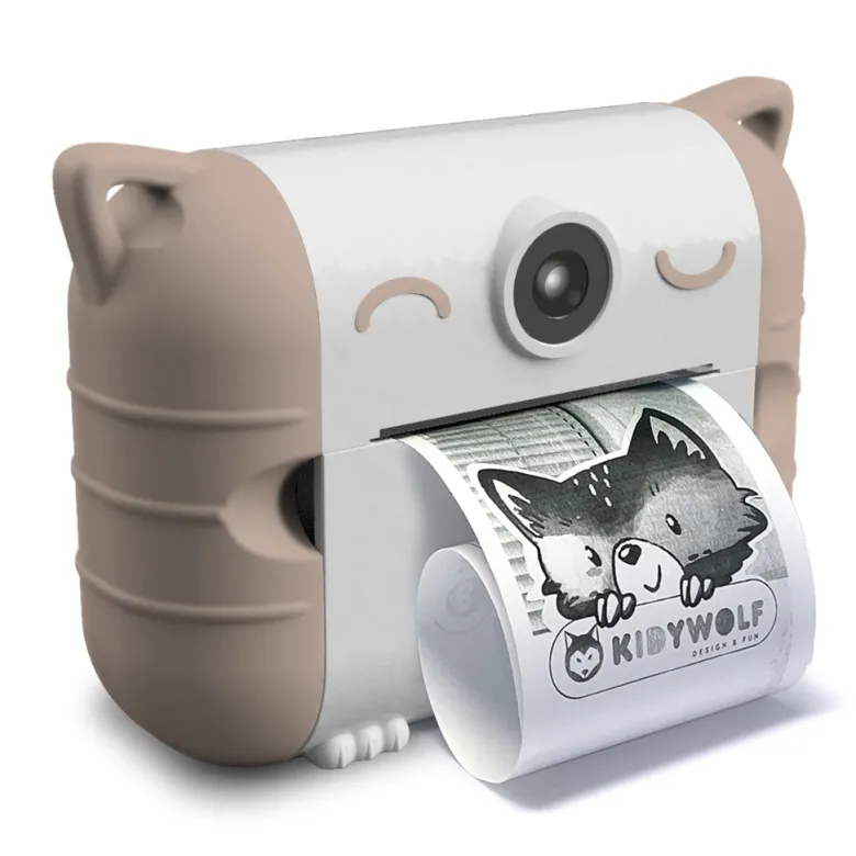 Kidywolf Kidyprint, Kids' Camera with Print - Pink
