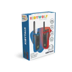 Kidywolf Walkie Talkie for Kids, Kidytalk - Blue/Red