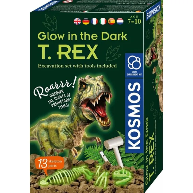 Kosmos Experiment Set: Glow in the Dark – T-Rex