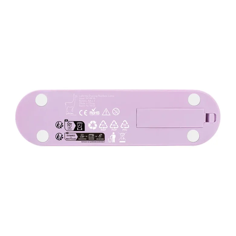 Lalarma Dancing Rainbow Lamp, Purple