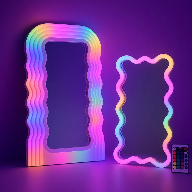 Lalarma Magical Illuminating Mirror, Magic Glow Mirror - Large