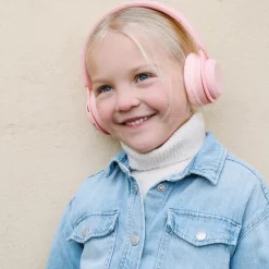 Lalarma Wireless Headphones with Max 85 dB, Rose Pastel