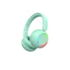 Lalarma Wireless Headphones with Lights, for Teens and Kids - Mint