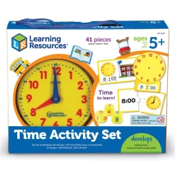 Learn to Tell the Time – Activity Set with Clock