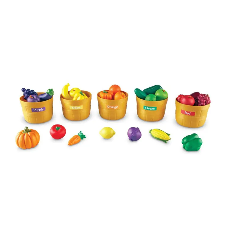 Learning Resources, Learn About Colors – Sorting Set with Vegetables and Fruits
