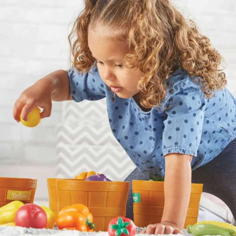 Learning Resources, Learn About Colors – Sorting Set with Vegetables and Fruits