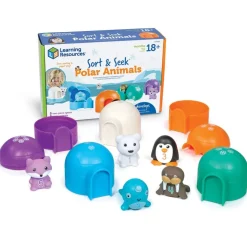 Learning Resources Learn About Numbers and Colors - Activity Set with Polar Animals