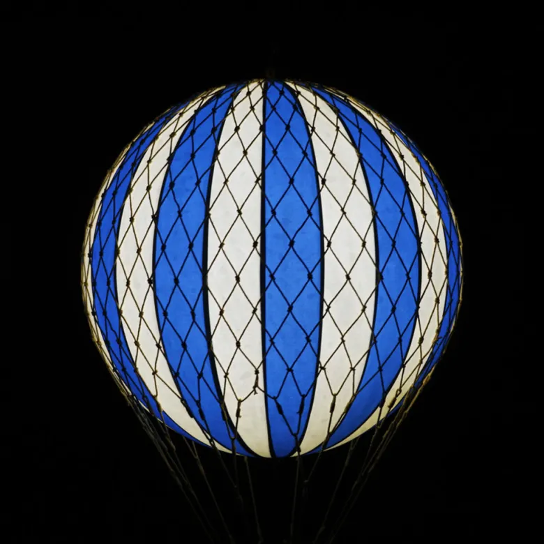 LED Balloon, Jules Verne Blue - 42 cm