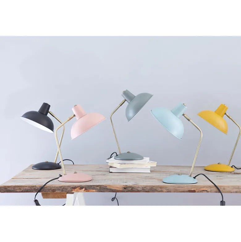 Leitmotiv Hood Table Lamp in Metal, Iron Matte Black