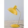 Leitmotiv Hood Table Lamp in Metal, Matte Curry Yellow Finish