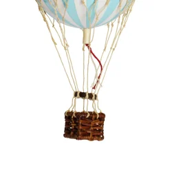 Light Blue Hot Air Balloon - 8.5 cm