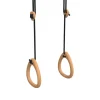 Lillagunga Gymnastic Rings, Oak - Black