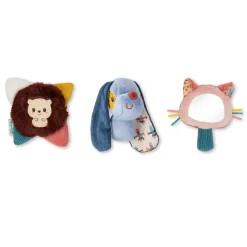 Lilliputiens Baby Sensory Rattlers, Jules Gift Box w. Rattles