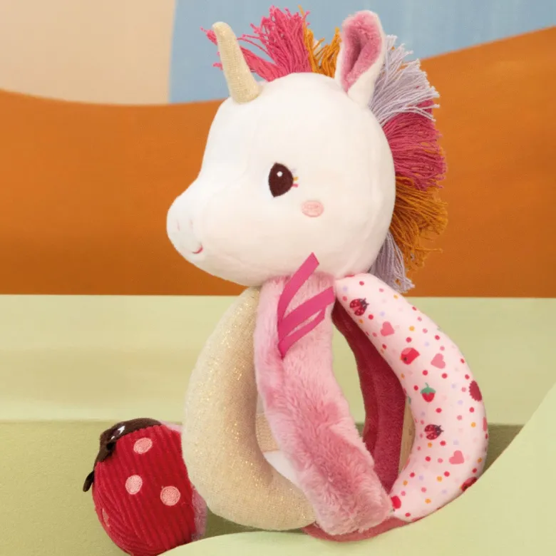 Lilliputiens Baby Toy – Lena Rattle with Handle