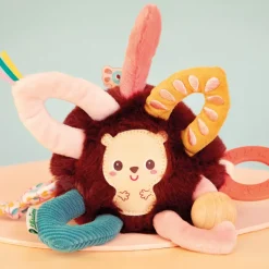 Lilliputiens Baby Toy, Leon Sensory Rattle