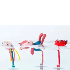 Lilliputiens Bath Play Set, Jeanne and Suction Cup Friends