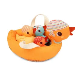 Lilliputiens Bath Toy, Mother Duck and Ducklings