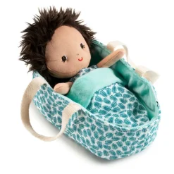 Lilliputiens Soft Baby Doll in Carrycot, Ari