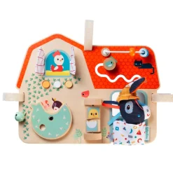 Lilliputiens Wooden Activity Panel, Farmyard