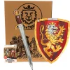 Liontouch Knight Set with Red Shield and Sword, Lion