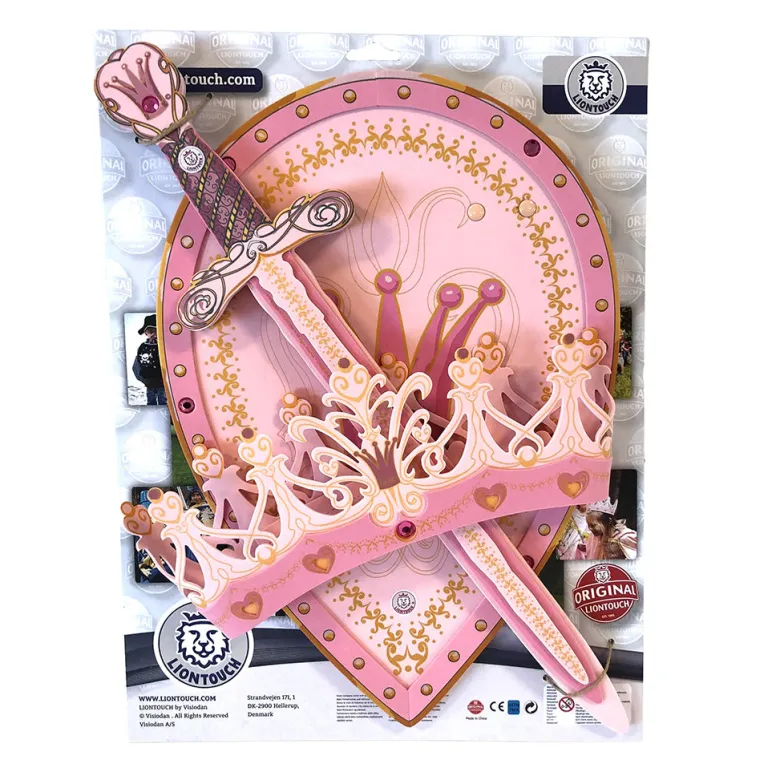 Liontouch Queen Set with Crown, Shield, and Sword, Queen Rosa