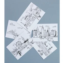 Lirum Larum Leg Postcards, Special Edition, 5 pcs. - Cities Collection